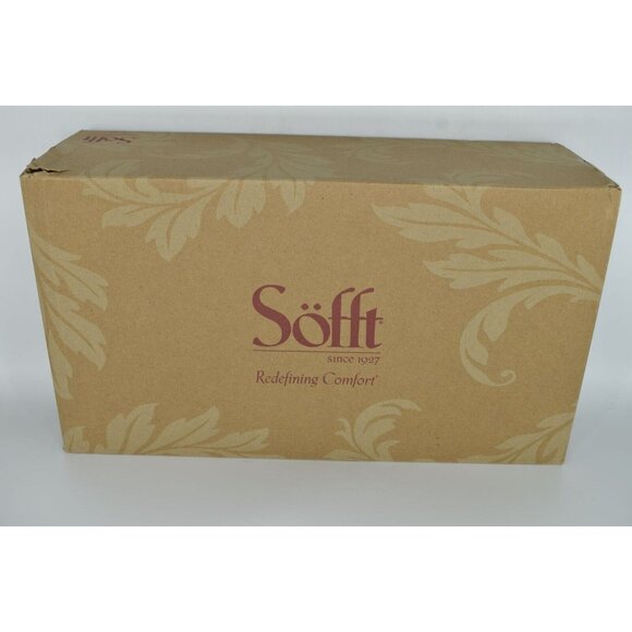 Sofft Womens Size 11 Adalia Olive Buckle Croc Embossed Suede Leather Sandals - Picture 10 of 11